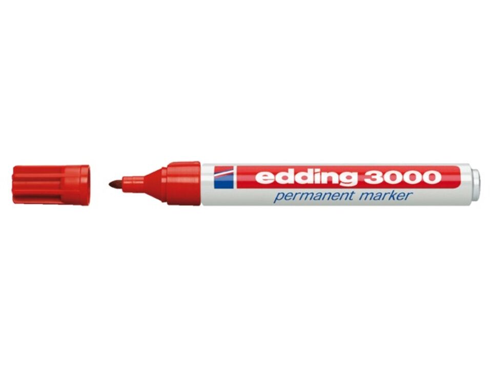 Product afbeelding Edding Markeerstift nr. 3000 rood