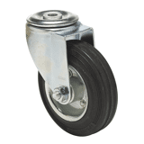 Colson zwenkwiel JPSM met boutgat 100 x 30mm 70kg