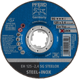 Pferd Doorslijpschijf- EH 125-2,4 SG STEELOX/X-LOCK
