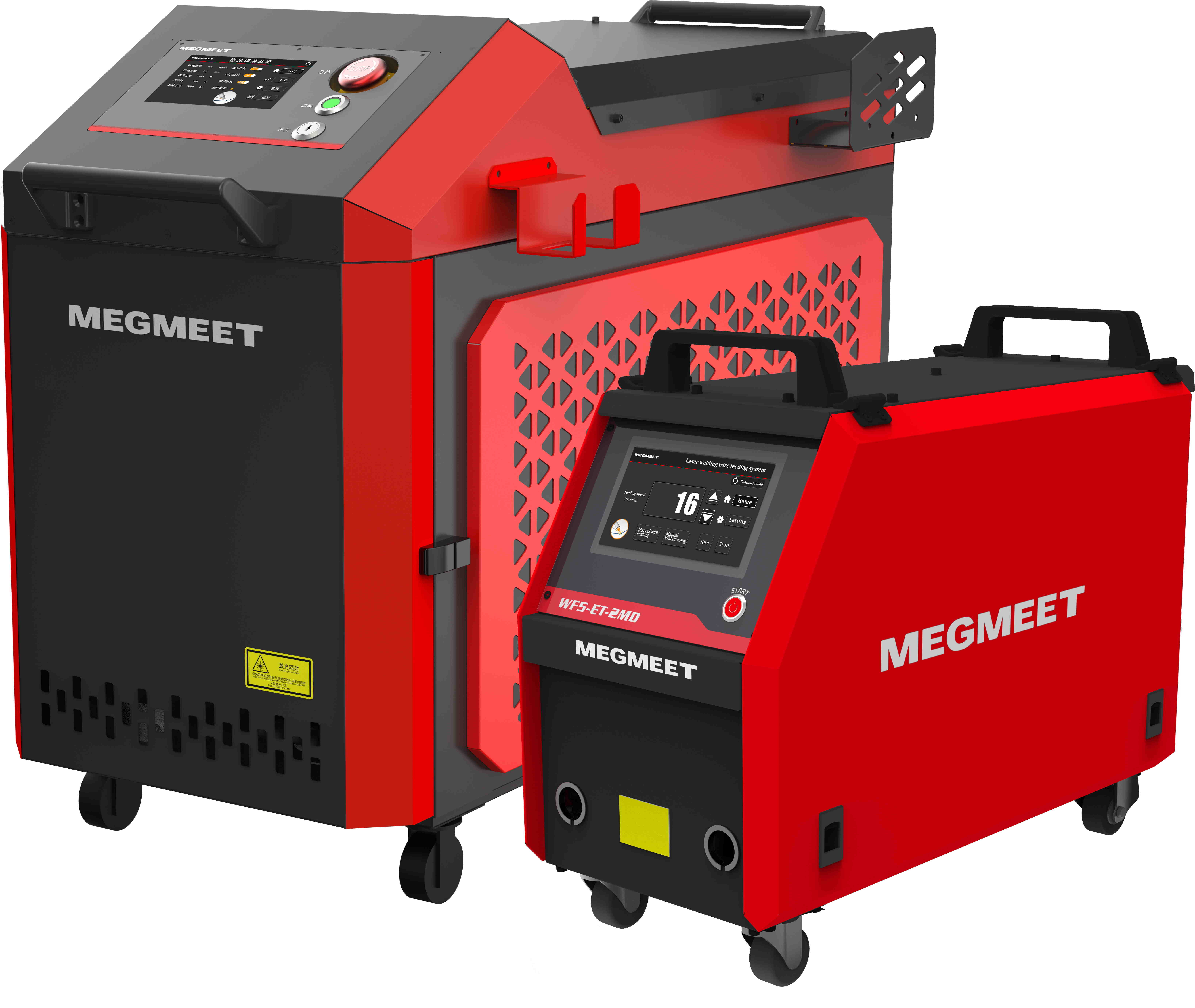 Megmeet handlaser Lux 3000/2 watergek., met dubbele draadaanvoer