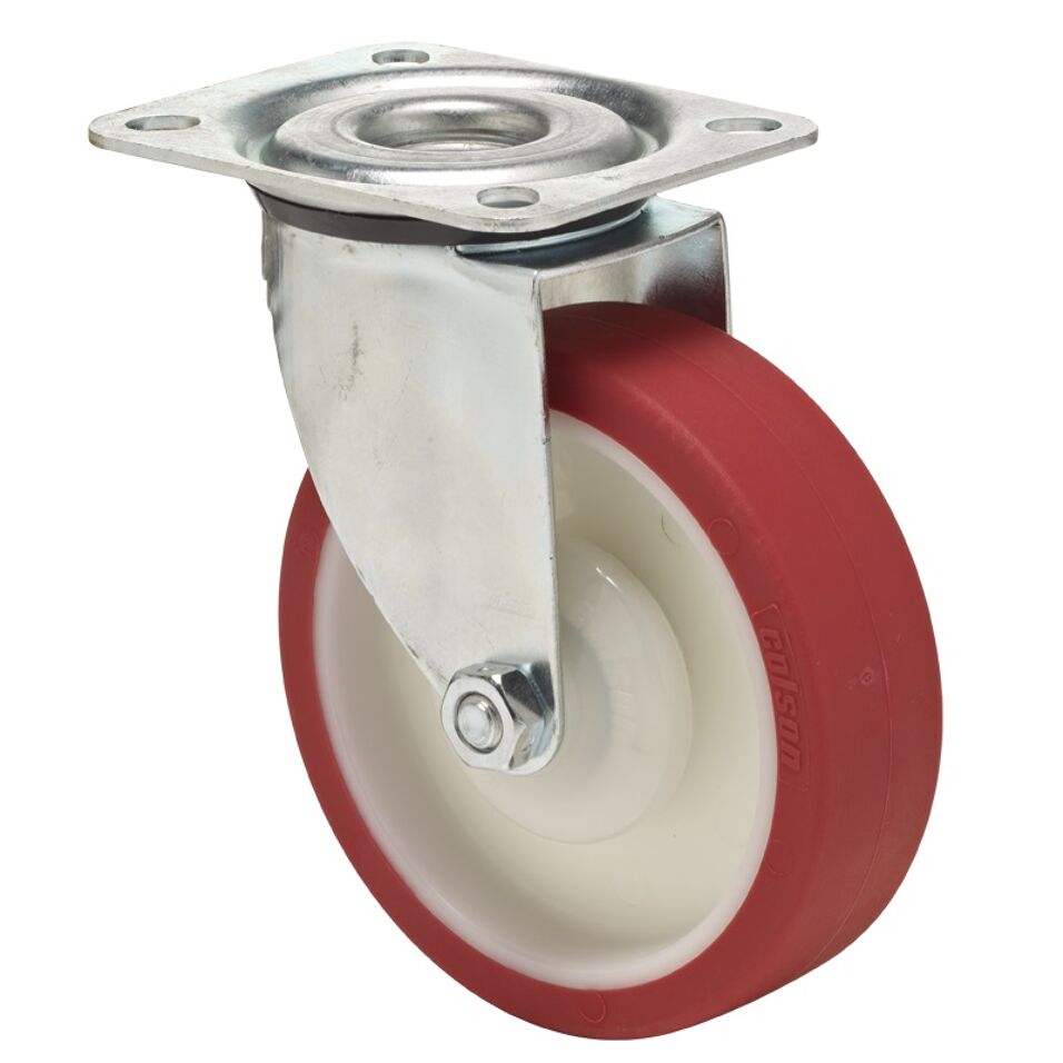 Product afbeelding Colson zwenkwiel JPPU met topplaat 100 x 30mm 150kg