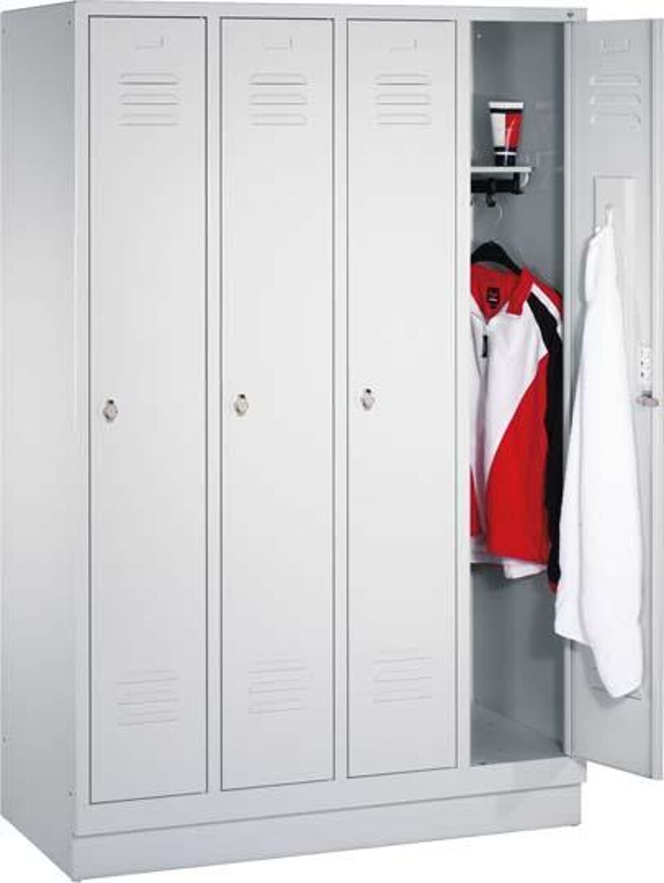 Product afbeelding Garderobekast sokkel 8020-40 7035/5010