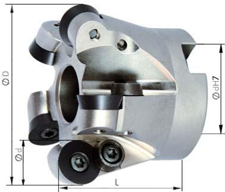 Product afbeelding Opsteekfrees met IK, 7 tanden, voor RD D 52x22mm