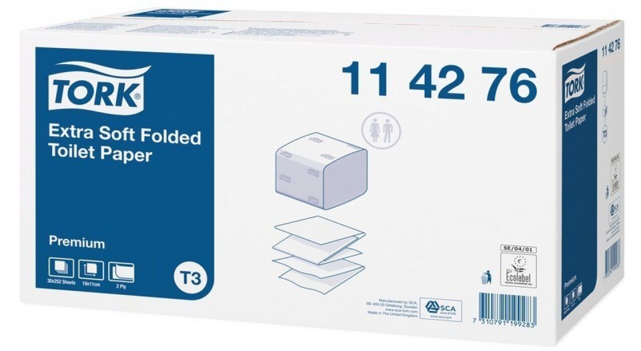 Tork Premium toiletpapier gevouwen soft 114276