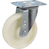 Zwenkwiel kunst. wit bev.pl. 125mm