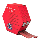 3M Dual Lock Hersluitbaar Klikband SJ3560, Transparant, 25 mm x 5 m, 5.7 mm