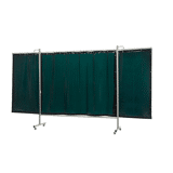Cepro lasscherm omnium 3 delig green transparant