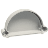 Eindkap PVC-U 170 mm lijm grijs type universeel