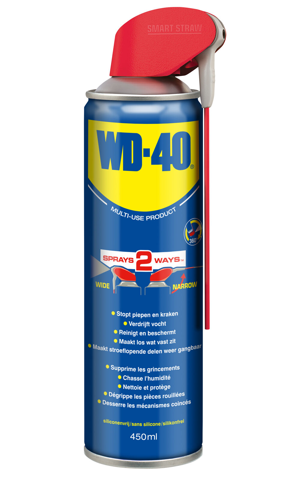 Product afbeelding WD-40 Smart Straw multispray 450 ml