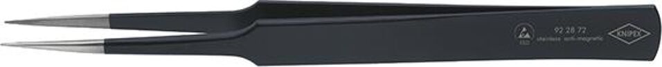 Product afbeelding Knipex ESD-pincet 135mm zwart met lange punten
