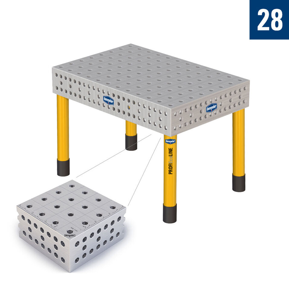 Product afbeelding Demmeler opspantafel PE 1200x 800x850 mm