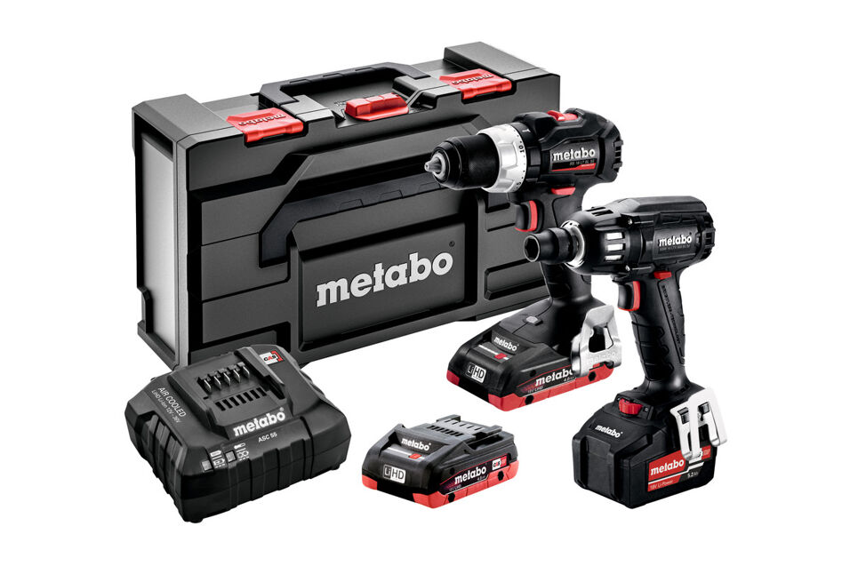 Product afbeelding Metabo accu machineset BS18LT+SSW400NL (SE)