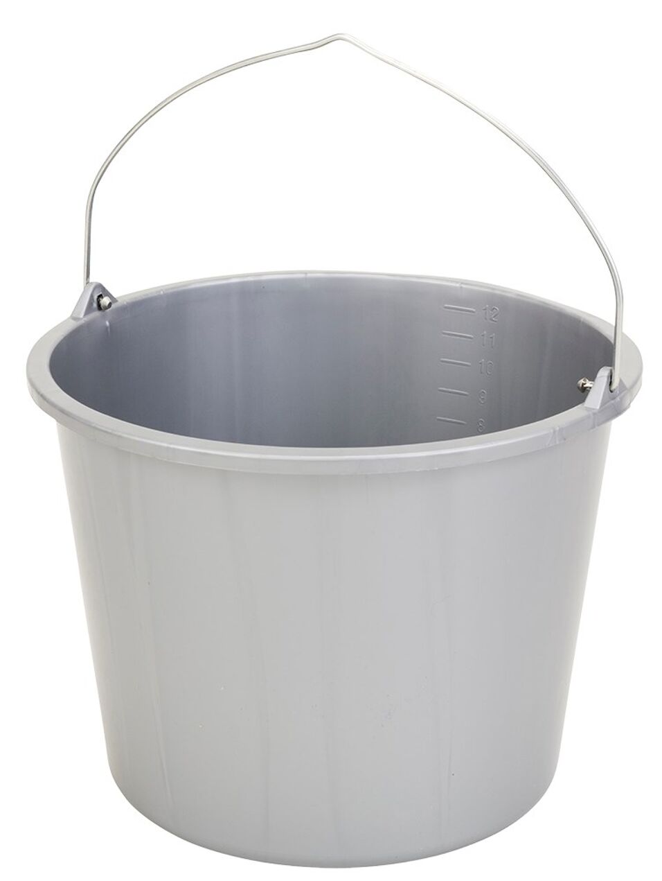 Product afbeelding Bouwemmer kunststof grijs 5mm 12 ltr