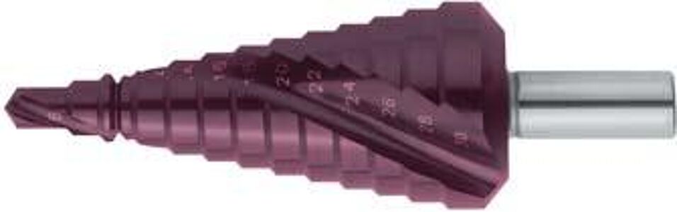 Product afbeelding Format trappenboor spiraalgegroefd HSS TiAlN 4-12,00mm