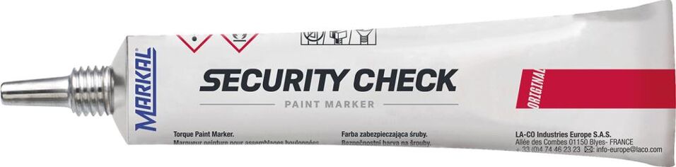 Product afbeelding Markal Security-Check Borglak, rood