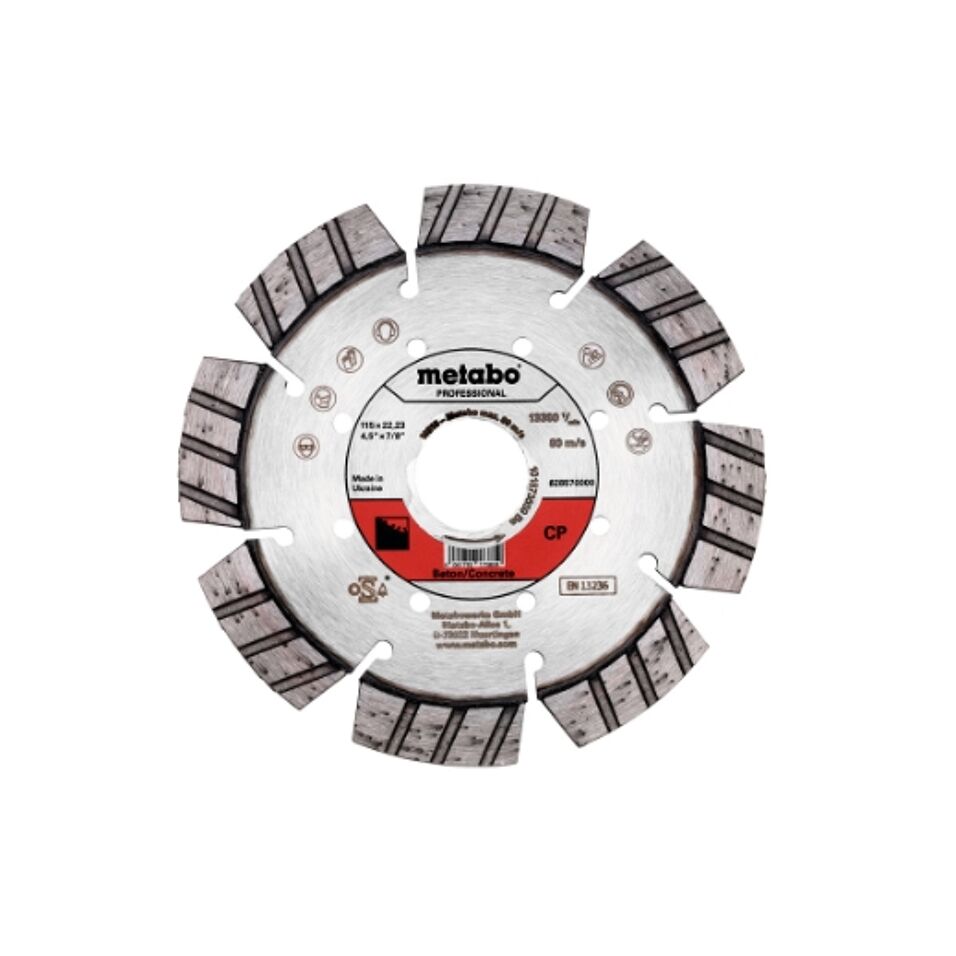 Product afbeelding Metabo diamantslijpschijf CP    115 x22,23