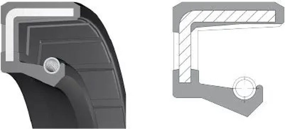 Product afbeelding Oliekeerring WA NBR 70 A10 60x80x10mm