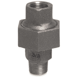 Koppeling nr.341 conisch zwart 3/4"