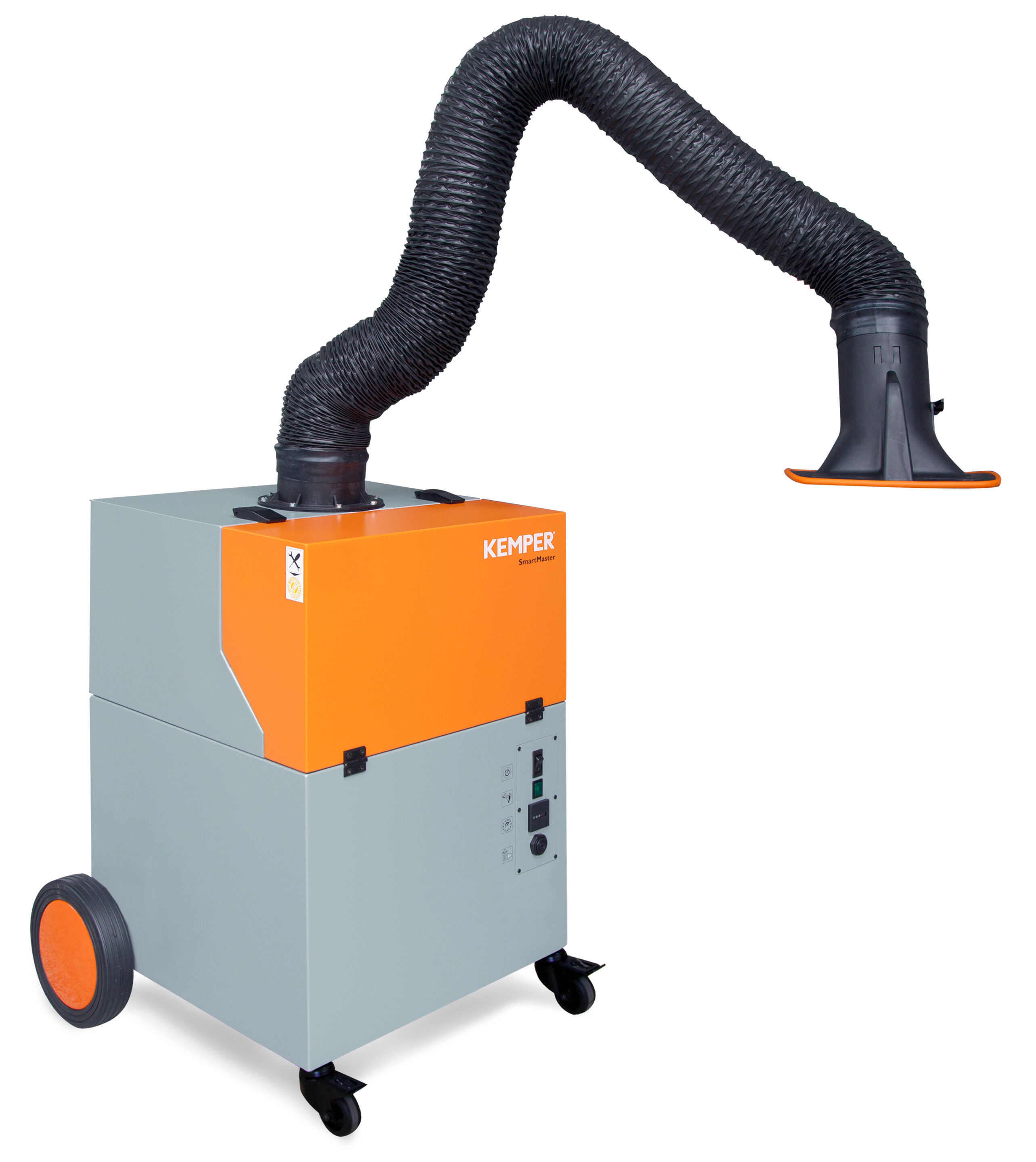 Kemper mobiele afzuiger smartmaster met afzuigarm slanguitvoering