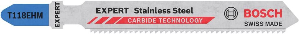 Product afbeelding Bosch Decoupeerzaagblad Expert T 118 EHM pak à 3 stuks