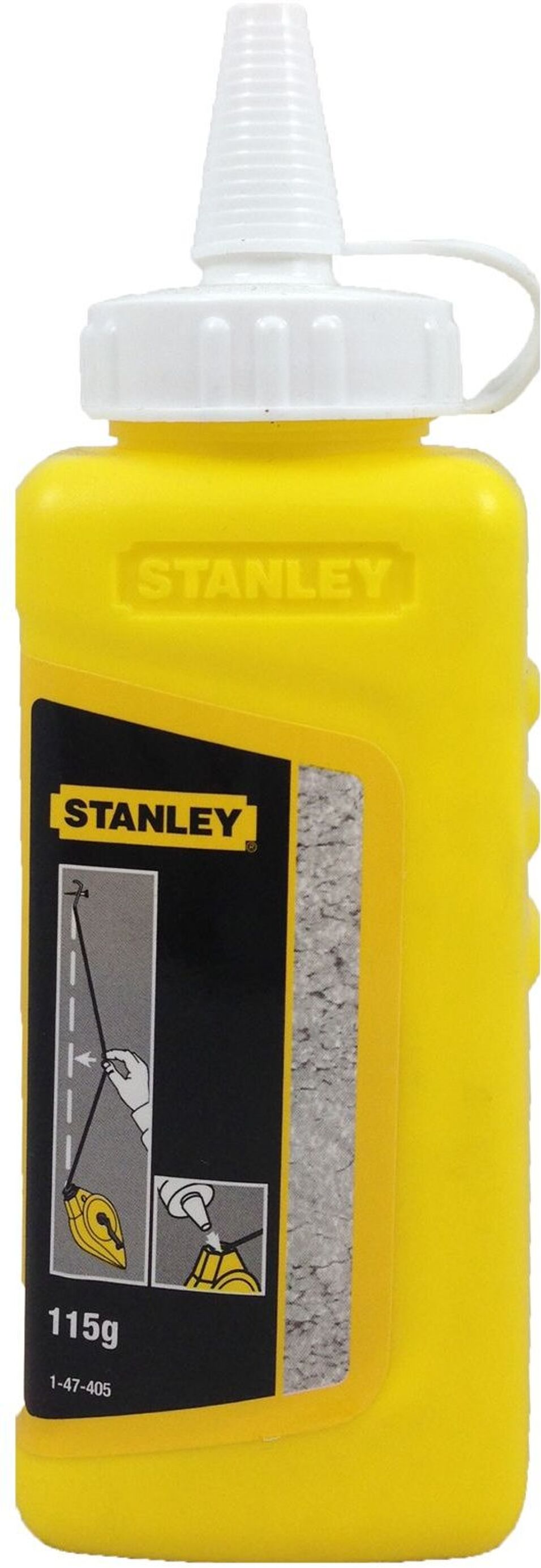 Product afbeelding Stanley Slaglijnpoeder Wit 115gr 1-47-405