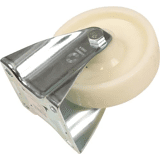 Bokwiel kunstst. wit bev.pl. 125mm