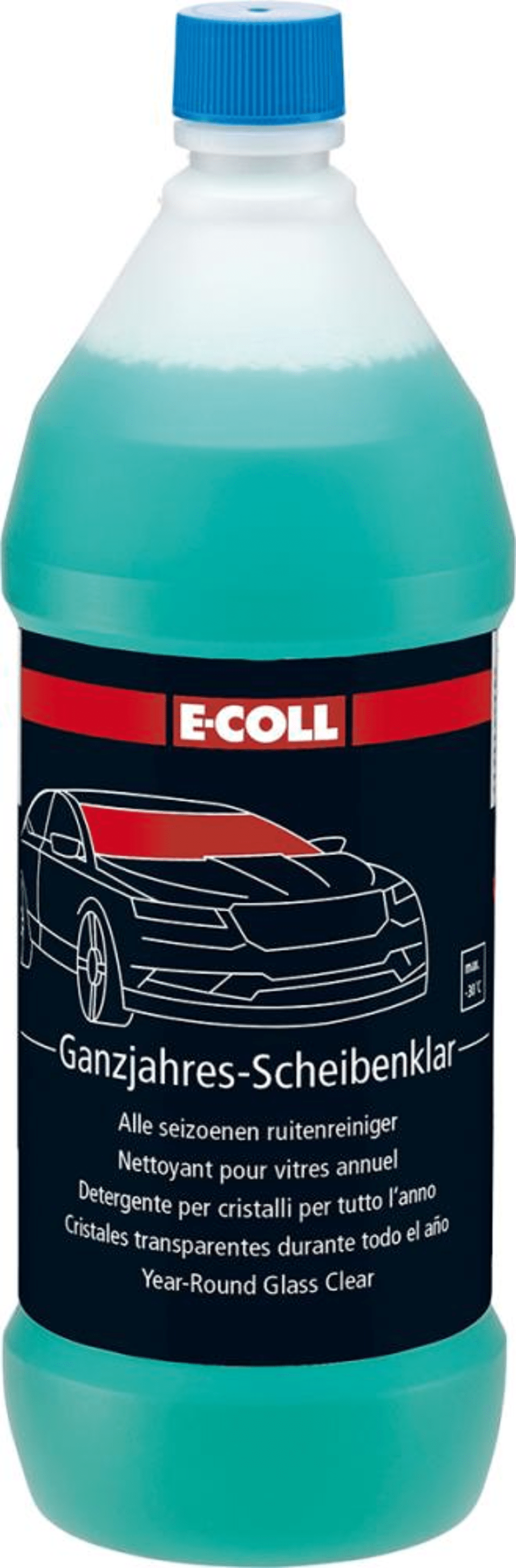 Product afbeelding E-Coll Ruitensproeier antivries blauw -30 1 l