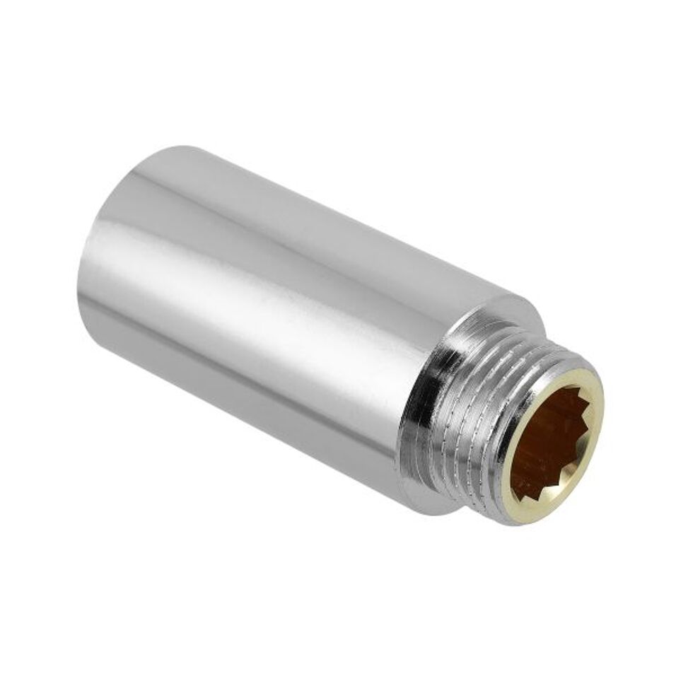 Product afbeelding Draad chroom kraanverlengstuk 3/4" L=50mm