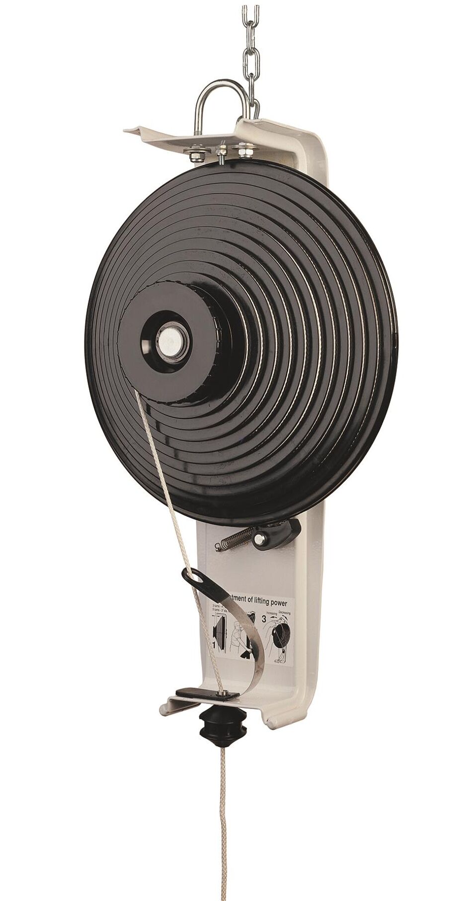 Product afbeelding Nederman veerbalancer 831, koord 4mm-8m 5-11kg