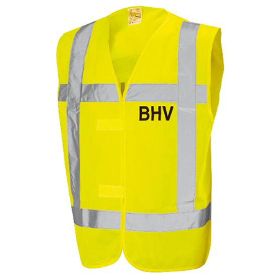 Product afbeelding Veiligheidsvest RWS BHV geel      XL-XXL