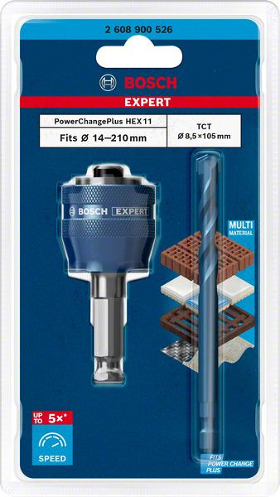 Product afbeelding Bosch gatzaag adapter Power-Change Plus 11
