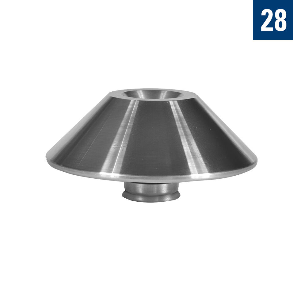 Product afbeelding Demmeler kegelopname  110mm roestvaststaal