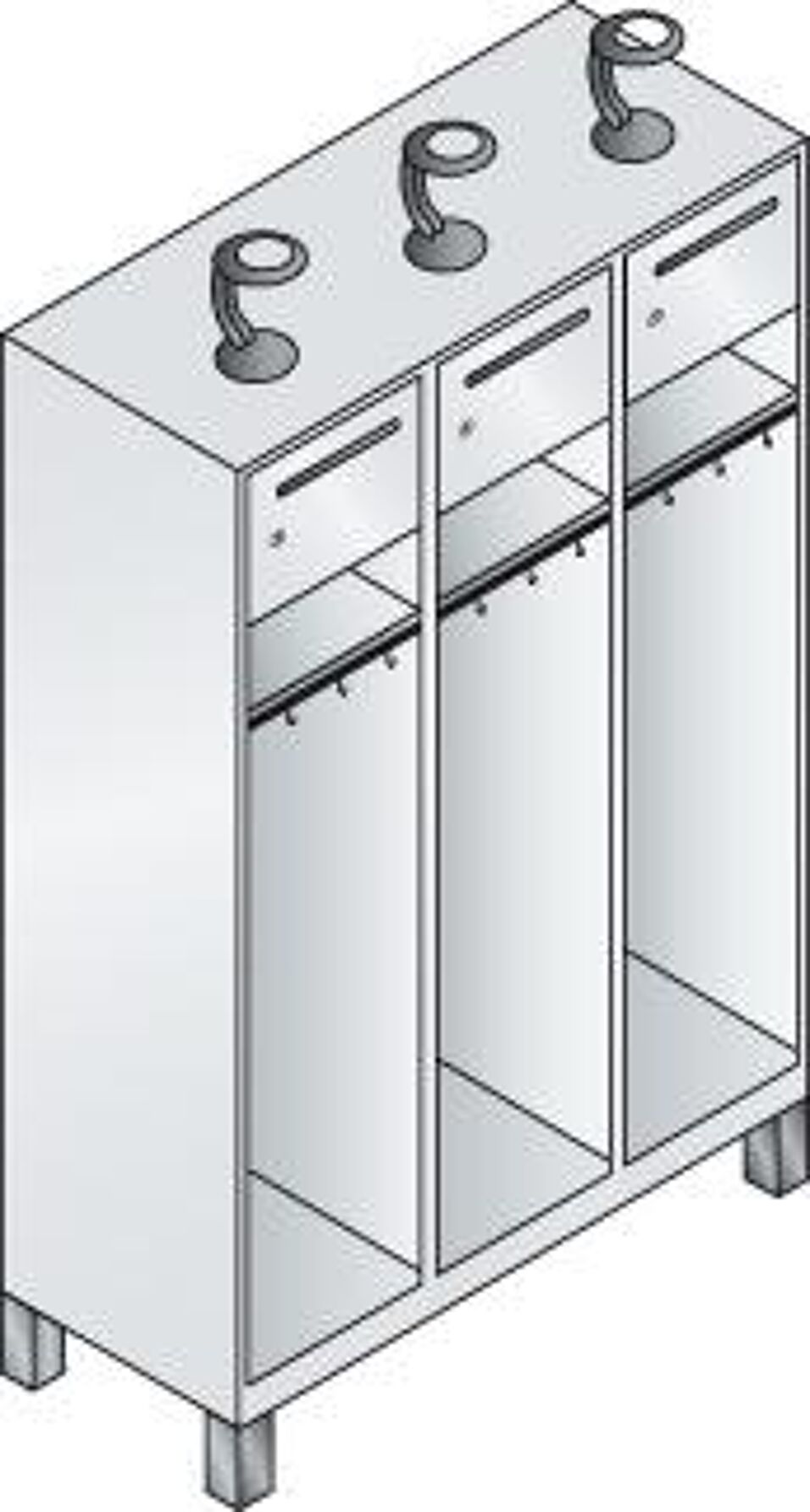Product afbeelding Brandwerende kast rd m G 2185x1200x500