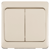 Peha schakelaar creme inbouw serie