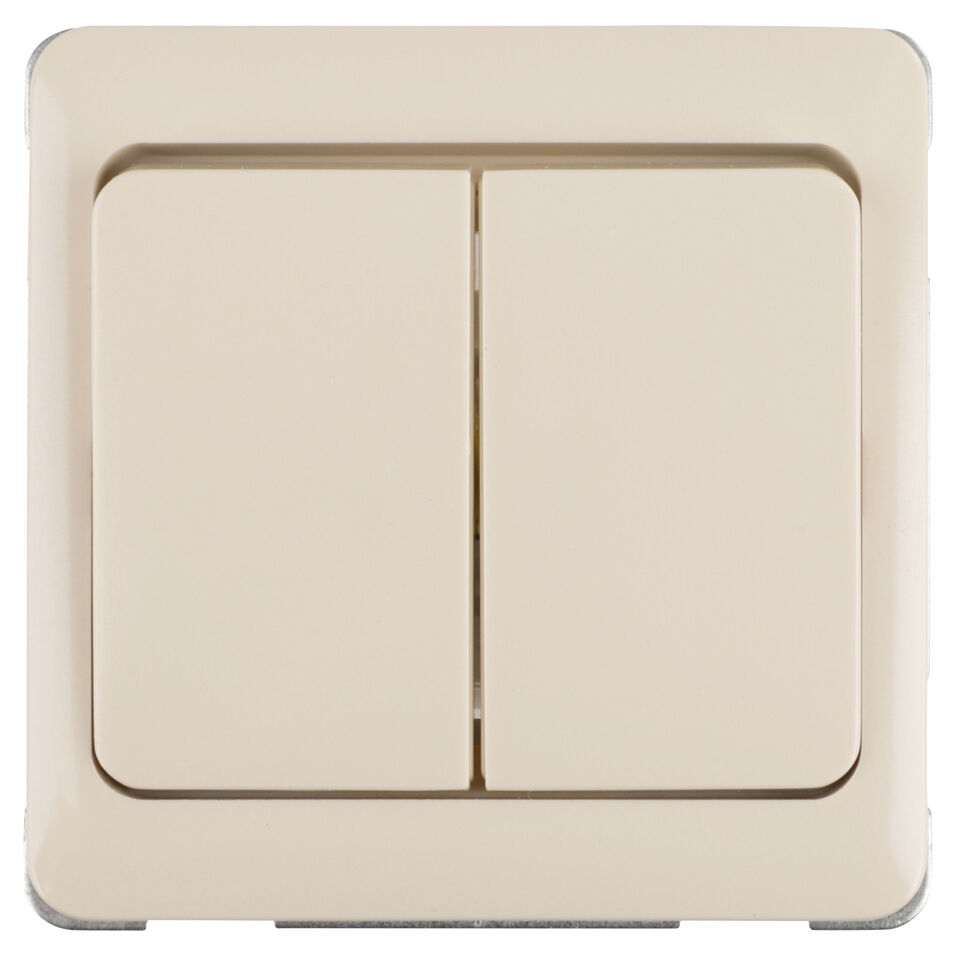 Product afbeelding Peha schakelaar creme inbouw serie