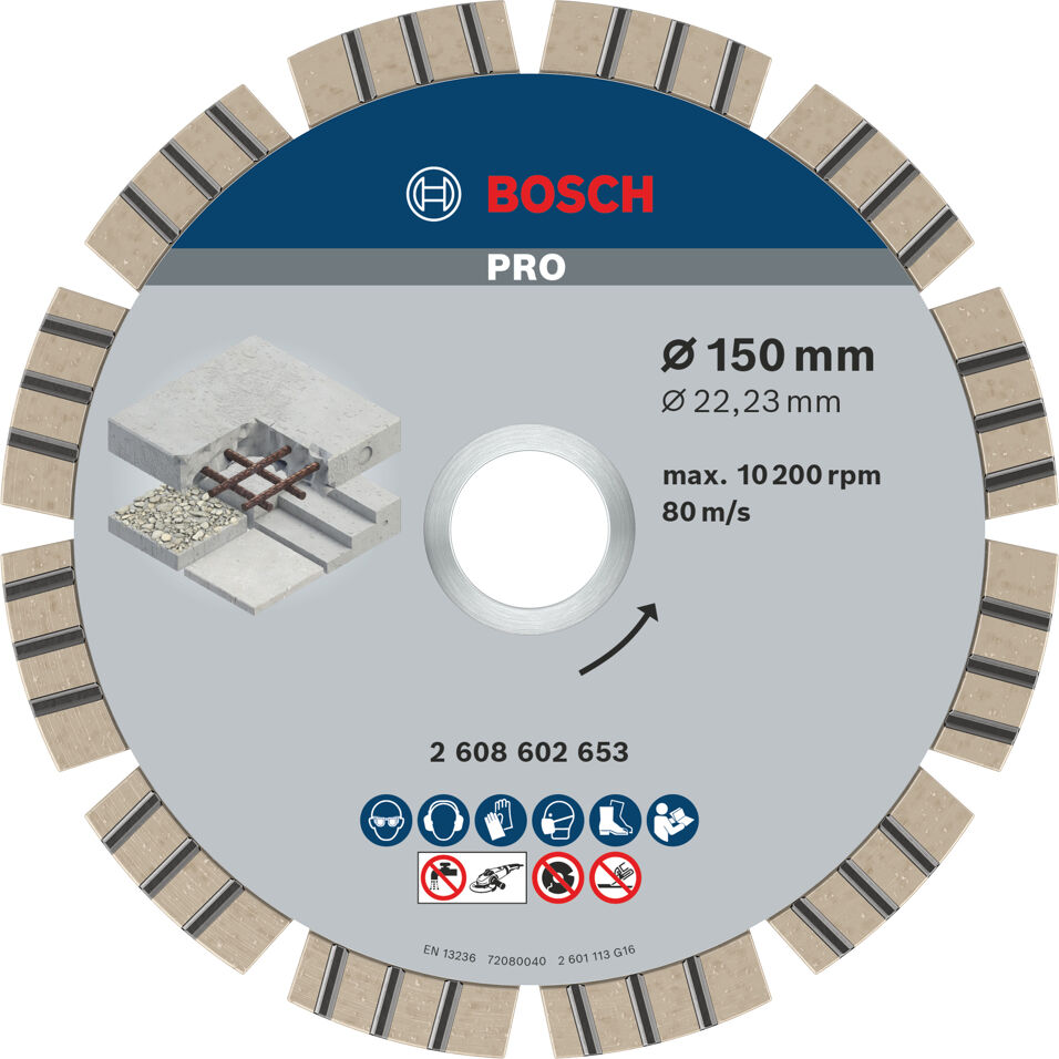 Product afbeelding Bosch diamantschijf bpp    150