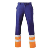 havep werkbroek blauw oranje