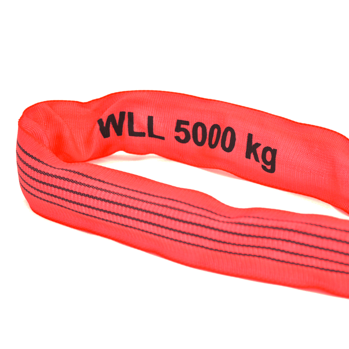 Rondstrop S5 rood 5 ton