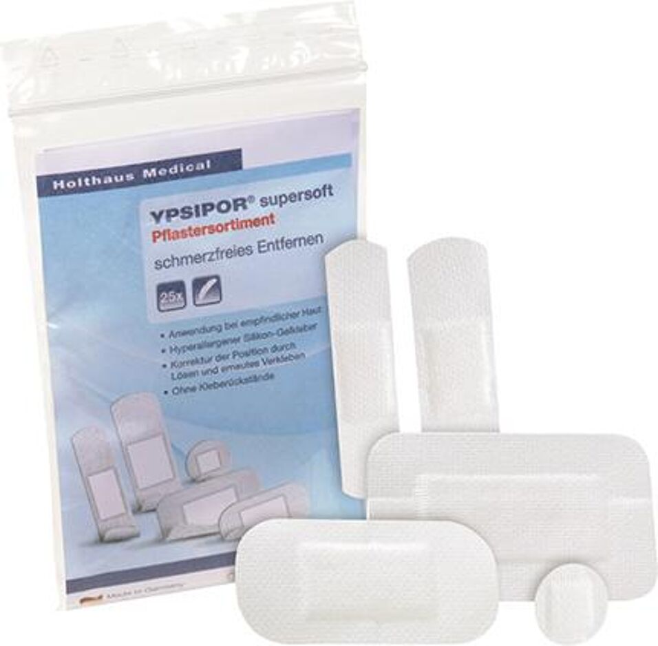 Product afbeelding Holthaus Medical Pleisterassortiment YPSIPOR supersoft