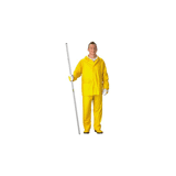 broek pu stretch geel