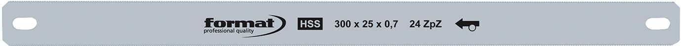 Format Handzaagblad SS-dubbelzijdig HSS-Bi-Metaal 300mm 24 tanden/"