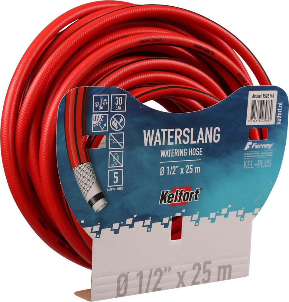 Product afbeelding Kelfort waterslang 5-lgs 25m 1/2