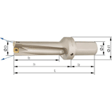 Volboor voor WP met IK 3xD 169x224mm