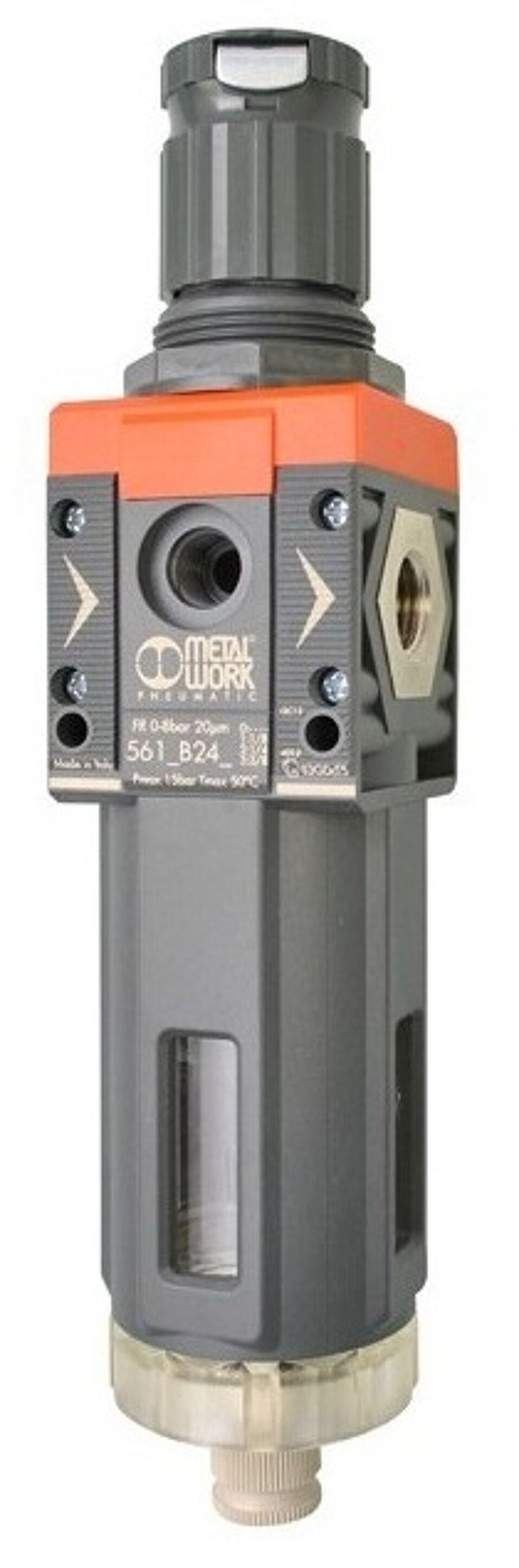 Product afbeelding Metal Work filterdrukregelaar SY2 3/8" 20 micron 0-8 bar