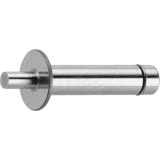 Mahr meetstift rvs     afgezet- 2 x 4.00