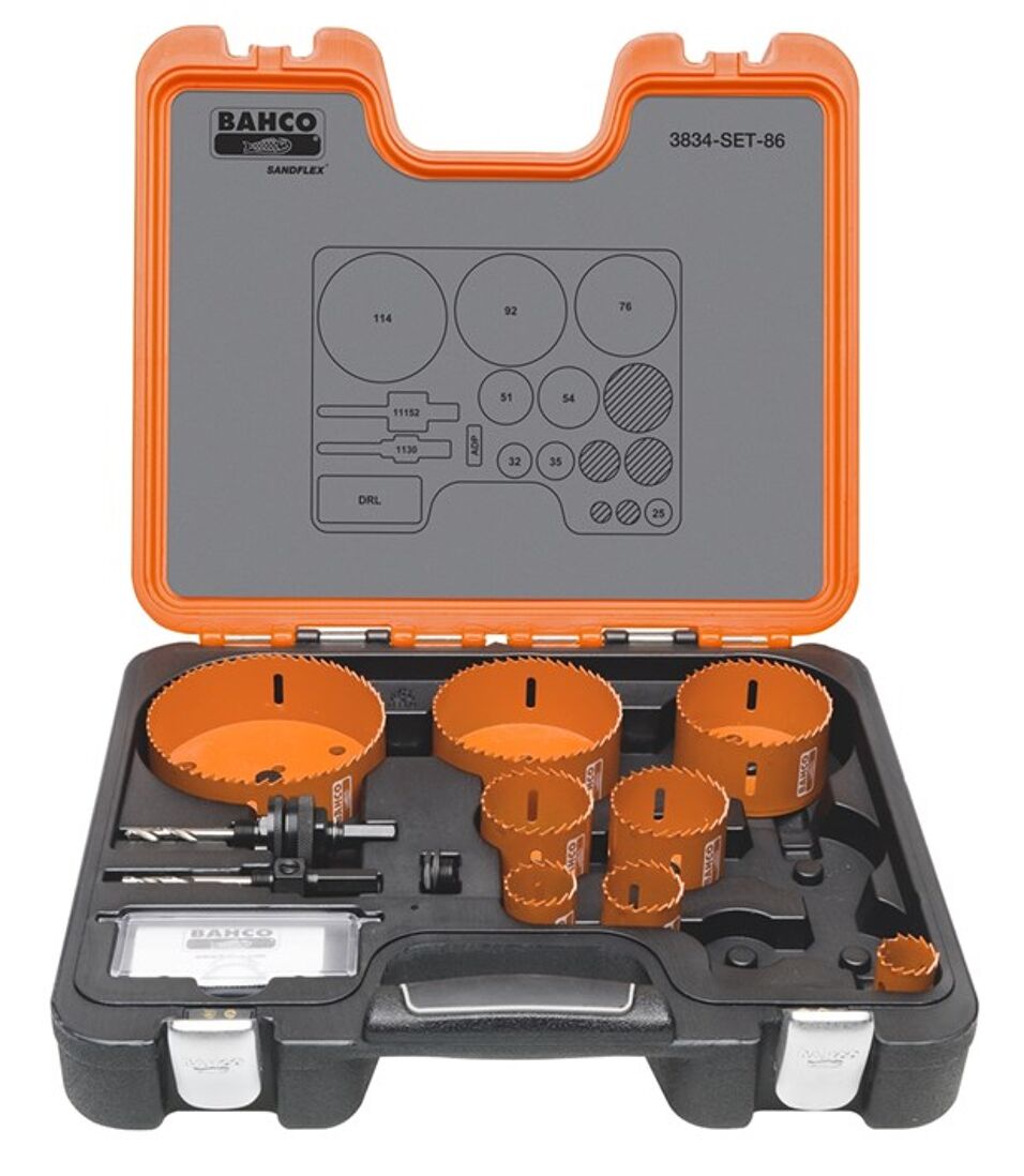 Product afbeelding Bahco gatzagenset 3834-SET-86-SP