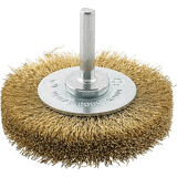 Format Roterende staaldraadborstel Messingdraad gegolfd  50mm