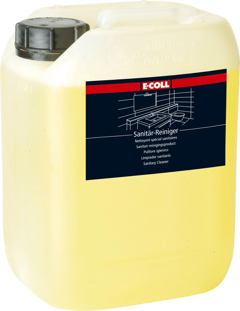 Product afbeelding E-Coll sanitairreiniger jerrycan 5 l