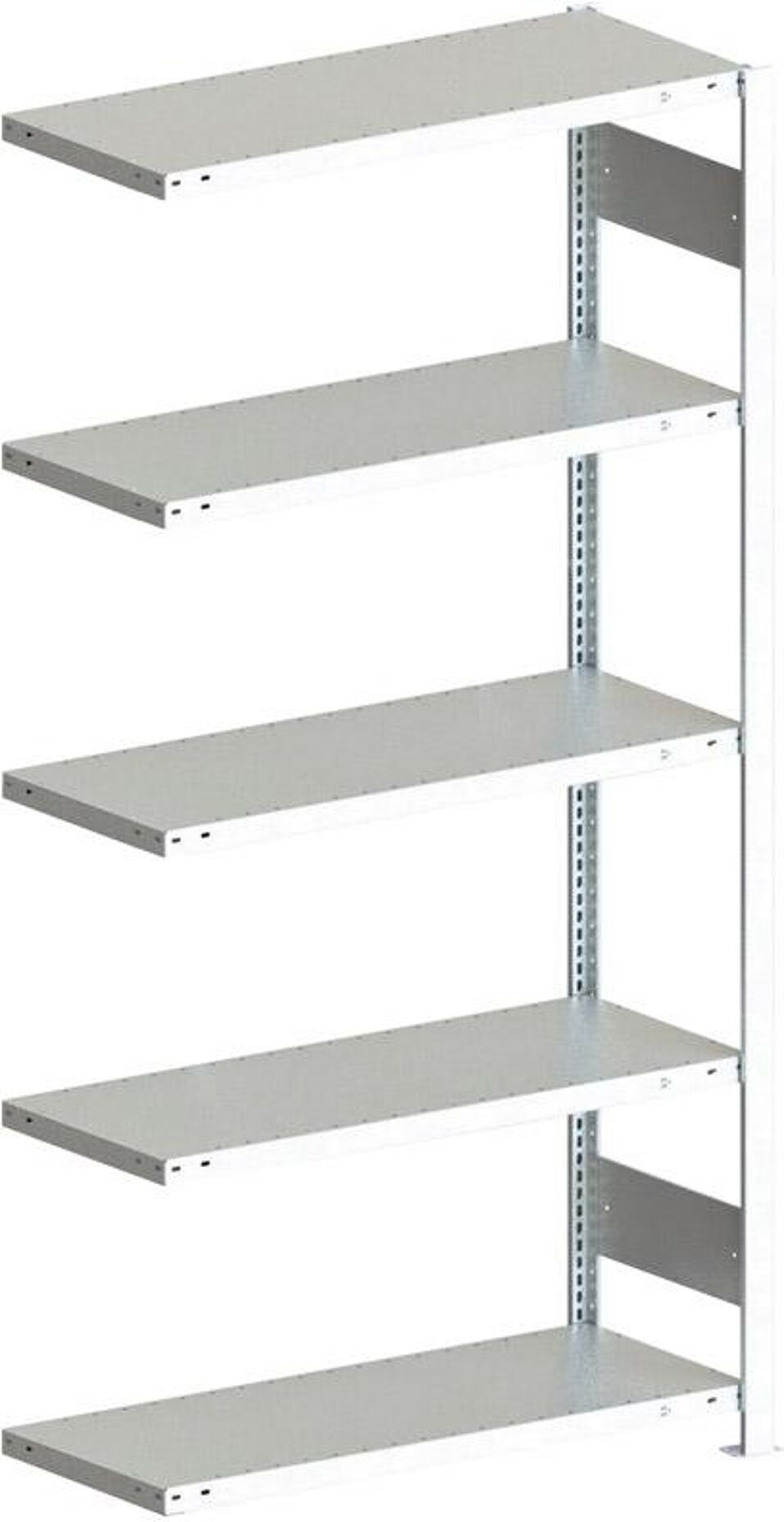 Product afbeelding CLIP Dubbele inhaakstelling 230 DAS 2500 x 1000 x 800 RAL 7035 cpl. met 2 x 6 legborden