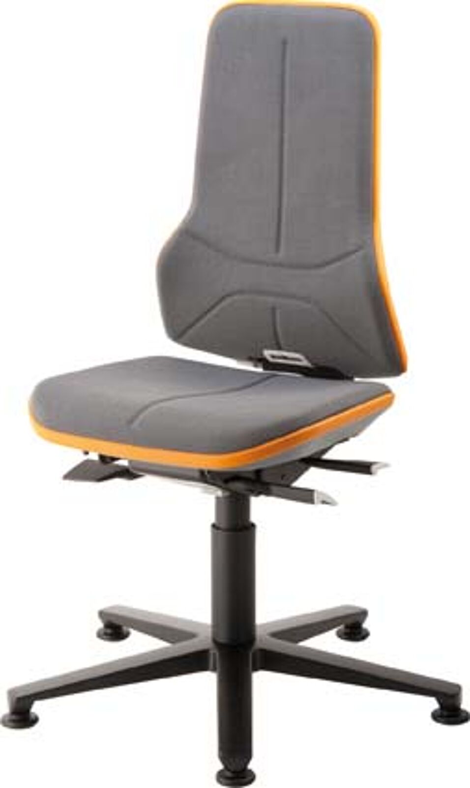 Product afbeelding Basisstoel NEON oranje metglijders
